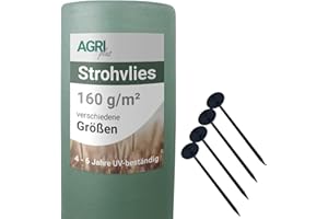 AGRI plus Bache Foin 9,8 x 12,5 m - avec 12 Clous en Plastique I Protection Foin en polypropylène de 160 g/m² I Bache pour Foin résistant pour Une Protection à Long Terme