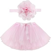 Gonna Tutù Neonata E Bambina 6 Strati Di Tulle - Morbida Con Fodera In Cotone, Vita Elastica, Perfetta Per Festa E Foto - 2