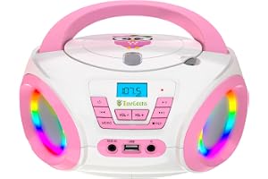 Tunes CD-spelare för barn - FM-radio - högtalare - batterier ingår