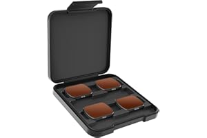 FPVtosky ND Filter Set für DJI Osmo Pocket 3-4er Pack (ND16, ND32, ND64, ND256) - Mehrschichtvergütete Objektivfilter für verbesserte Luftbildfotografie & Videografie mit Ihrem DJI Pocket 3 Zubehör