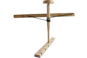 PSKOOK Bow Drill Kit Fire Starter Primitive Wood Survival Practice Friction Fire Tool Scout Outdoor Activity Kits for Teaching Outward Bound Training