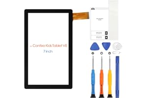 ARSSLY Touch Screen for Contixo Kids Tablet V8 7inch Digitizer Screen Replacement for Contixo Kids Tablet V8 Touchscreen Front Glass Panel with Repair Tools (not LCD Display)