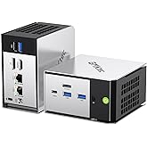 GMKtec Mini PC M8 Masa&uuml;st&uuml; Bilgisayar AMD Ryzen PRO 6650H (6C/12T 4.50Ghz) Dual NIC LAN 2.5GbE, 16GB LPDDR5 RAM + 512 GB Sabi