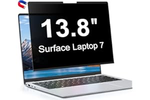 LUSA DESIGN Magnetic Laptop Privacy Screen for Microsoft Surface Laptop 7th Gen 13.8 inch, Removable Anti Blue Light Glare Screen Protector Filter for Eyes, Anti Spy and Easy Install Sheild for Mictosoft Computer