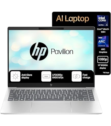 HP Pavilion 13-Inch Laptop, 10th Gen Intel Core i5-1035G1, 8 GB 