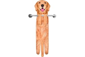AGRIMONY Regali Divertenti Asciugamano Cane, Natale Decorazioni Asciugamani Cucina Bagno, Cani Gadget Utili Originali, Idee Regalo Oggetti per La Casa Nuova, Regalo Compleanno per Donna Mamma Amanti dei Cani