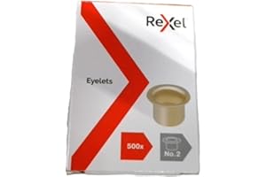 ACCO BRANDS Velos-Perforex 20320051 Pack de 500 Œillets en laiton N°2