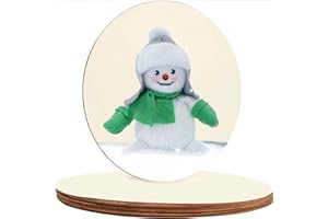 NAUDILIFE disco in legno naturale (12pz)- Cerchi in Legno Naturale da 30 cm x 2 mm - Fette di Legno Grezzo, Cerchi di Legno per Decorazioni, Artigianato, Etichette, Circolare Ornamenti