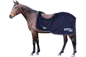 Horses, Couvre-reni waterproof warm, imperméable, doux, confortable et chaud, résistant, taille S-128 cm à XL-155 cm, disponible en bleu, bordeaux et noir