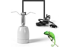 TNSLAND Lamphållare E27 Keramisk Reptil Termisk Lampa, Kabel för Reptil Akvarium, Reptil Värmelamphållare, Lamphållare för Värmelampa