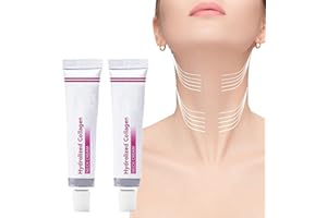 SALUCIA 2Stück Spanien Neckpon Hydrolized Collagen Neck Firming Cream, Neck Line Anti Falten Cream, Befeuchten, Füllen Wasser Auf, Verzögern Die Hautalterung, Natürlich Bleichen, 40.0 milliliters