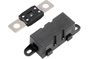 VEXUNGA Mega bezpiecznik i bezpieczniki Mega 125A ANM bezpiecznik topliwy z bezpiecznikiem MEGA Zabezpieczenie śrubowe zabezpieczenie wysokiego prądu do samochodów osobowych i ciężarowych