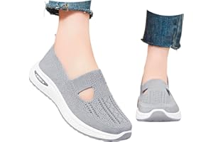 BASTWAHL Chaussures sans Lacets Femme - Orthopédique Pas Cher Baskets sans Laçage Chaussures De Marche À Plateforme Orthopédique Légères Et Confortables Amortissement Accru Et Soulagement des Pieds 20258