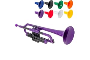 PINSTRUMENTS pTrumpet 700629 Trompete mit Tasche und Mundstück violett