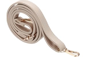 sourcing map Leather Purse Strap Replacement Crossbody, 27.6-51.2 Inch Adjustable Bag Strap Purse Straps for Women Crossbody Bags Shoulder Bag Handbag, Light Beige