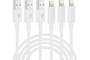 Nebite iPhone Charger Cable 3Pack 6FT/1.8M MFi Certified i phonefast Apple Charger Cable Fast Charging Compatible with iPhone 14 13 12 11 XS XR X Pro Max Mini 8 7 6S 6 Plus 5S SE