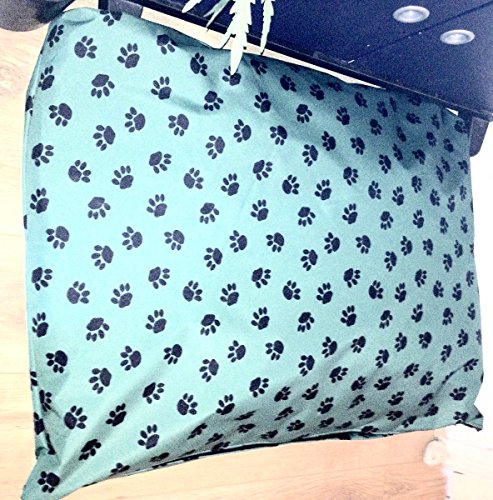 Doggyzzz Matelas rembourré imperméable avec intérieur lavable pour chien Vert Taille XL