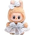 Doll Clothes For Labubu Accessories, Stylish Kawaii Outfit Set, 6 Pieces Suitable For 15cm 17cm Doll, Dress to Impress Dolls , Clothing Set Replacement (NO Doll)
