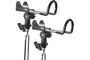 Croch Fishing Rod Holder - 360° Adjustable Stainless Steel Stand 2Pcs