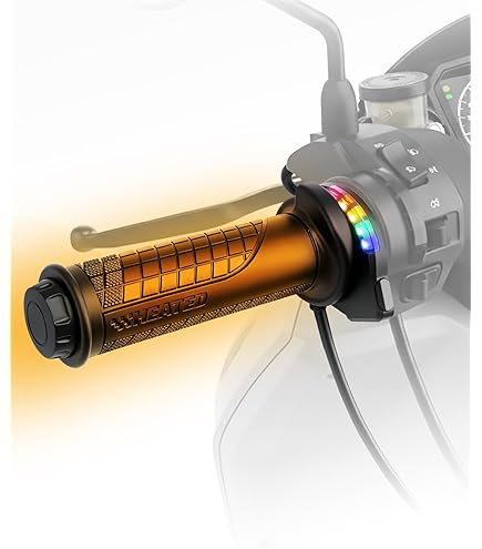 Poignées Chauffantes R&G RACING Interrupteur Guidon 22mm Clip-on