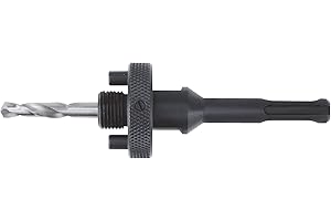 Ruko HSS Arbor uchwyt z wiertarką pilotową do piły dwumetalowej, jasne wykończenie, średnica 10,0 mm, R106211