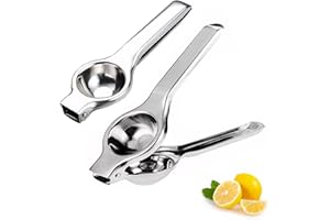 DERJDISF Exprimidor Manual de Limones y Naranjas – Extraiga jugos de Frutas de Forma fácil y Saludable – Ideal para Limones, Naranjas y Otros cítricos