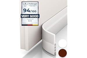 Vellure® Premium Door Draft Excluder Strip - Door Seal for Energy Saving - Quick and Easy Installation - Draught Excluder for bottom of door - Ideal for Keeping Out Cold