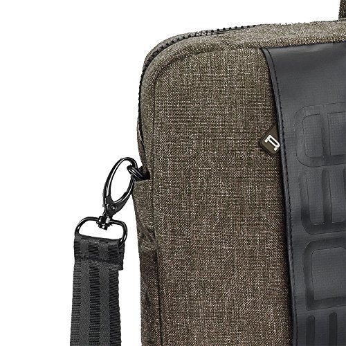 PEDEA Notebooktasche „Fancy“ für 17,3 Zoll (43,9cm) mit Schultergurt und Maus, beige - 6