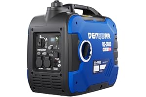 DENQBAR Groupe électrogène Inverter 3800 W Générateur portable insonorisé - DQ-3800 Bleu