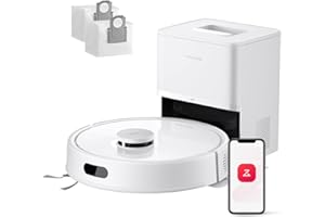 ‎ROBOROCK roborock Q7 L5+ Set Saugroboter mit Wischfunktion Absaugstation, verbessert von Q5 Pro+, Dual Anti-Tangle System, 8000Pa Saugkraft, LiDAR-Navigation, Staubsauger Roboter für Teppiche & Tierhaar, Weiß