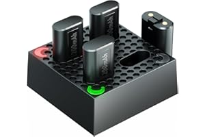 Rechargeable Battery Pack for Xbox Series Xbox One Controller, TechKen Batteries Charger Charging Dock (Large)