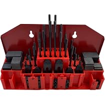 Set 58 Tiranti M6/8 Mm Paulimot – Con Supporto A Parete, Per Fissaggio Rapido Su Scanalature T