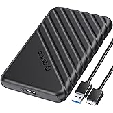 ORICO USB3.0 2.5 inch Hdd 6TB Ssd External Slim Hard Disk Box, Black