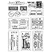 Price comparison product image Crafty Individuals Unmounted Stamp 4.75-inch x 7-inch-Vintage Tickets and Postmarks