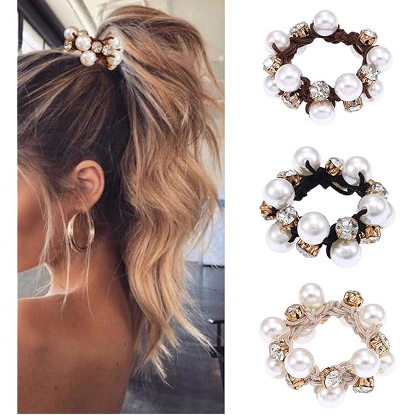 MYLULU Fascia Per Capelli Con Perline Gemelle Di Alta Qualità - Foto 2