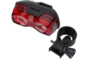 Demeras Bicycle Taillight Bike Tail Light Outdoor LED Bike Rear Saddle Lamp Tail Safety Warning Red Light for Mountain Road Bike Gift Choice