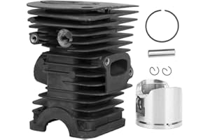 JEANOKO 42 mm / 1,7 cala zestawy tłoków łańcuchowych do piły łańcuchowej z odlewu ciśnieniowego zestawy montażowe tłoka cylindrycznego do piły łańcuchowej 345