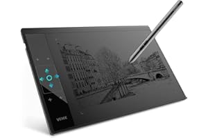 Graphic Drawing Tablet with 4 Touch Keys and 1 Panel,Drawing Tablet with 8192 Level Battery-free Tilt Pen,VEIKK A30 Art Design Creation Drawing Pad for PC Supports Mac/Windows/Linux