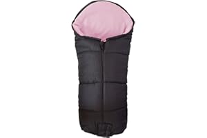 FOR YOUR LITTLE ONE FYLO Universal Footmuff Deluxe Cosy Toes Fleece Lined Deluxe Snuggly Fitting for All Pushchairs Strollers Prams Buggys Baby Jogger - Light Pink