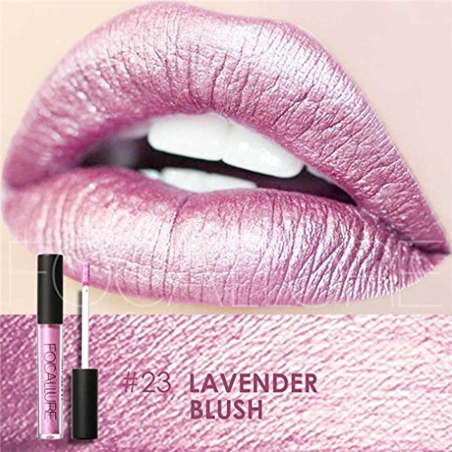 Yogogo Mode Lippenstift Kosmetik Frauen Sexy Lippen Metallic Lip Gloss - 2