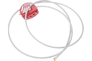 DIOCHE Security Steel Cable Cable Lock Four Keyhole Cables High Temperature Resistance High Security Lockout Tagout Kit