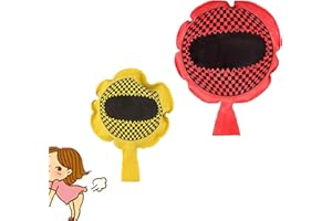 Rakiuty Cojin de Pedos,Cojín para Pedos,Cojín Autoinflable para Pedos,Cojin Echa Pedos,Articulos de Broma Pedos,para Niños y Adultos para Bromas y Diversión (Rojo,Amarillo)