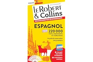 Dictionnaire Le Robert & Collins Poche espagnol et sa version numérique à télécharger PC - Nouvelle édition