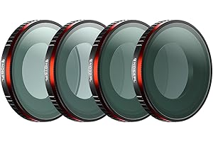 Freewell Bright Day - Kit filtri per Insta360 GO Ultra - ND8/PL, ND16/PL, ND32/PL & ND64/PL per polarizzazione e controllo della luce in condizioni di luminosità
