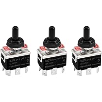 Uxcell 5 Pezzi Interruttore A Bilanciere SPST On/Off 2 Pin – 250V/15A 125V/20A, 32x14mm, Per Barca, Elettrodomestici E Fai Da Te - 3