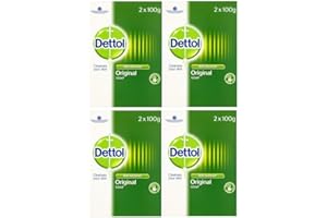 Dettol Bar Soap Original 2 x 100g (Pack of 4)