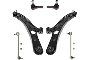 AJS PARTS 2x Querlenker 2x Koppelstange 2x Spurstangenkopf Vorderachse links rechts