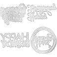 4 Set Cutting Dies for Card Making, FineGood Happy Birthday Die Cuts DIY Die Cutters Card Making Dies Metal Stencils for Scrapbooking Album