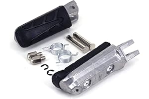 LIJINCHENG Motorradteile Motorrad Vorne Fußrasten Fußrasten Fit For HONDA XL CB VT VTR NT CBF CBR NTV VFR 250 400 500 125 600 650 750 800 900 1000 1100 1300