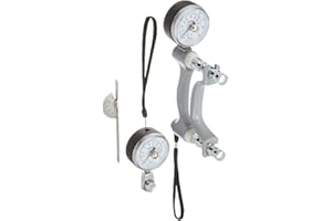 PERFORMANCE HEALTH Jamar Kit D'évaluation de La Main Hydraulique, Outil Léger, PSI, Indicateur de Force Maximale, Aide à Améliorer et à Renforcer la Prise en Main, Exercice Réglable